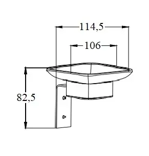 Мыльница стеклянная с держателем Boch Mann BM10661 хром